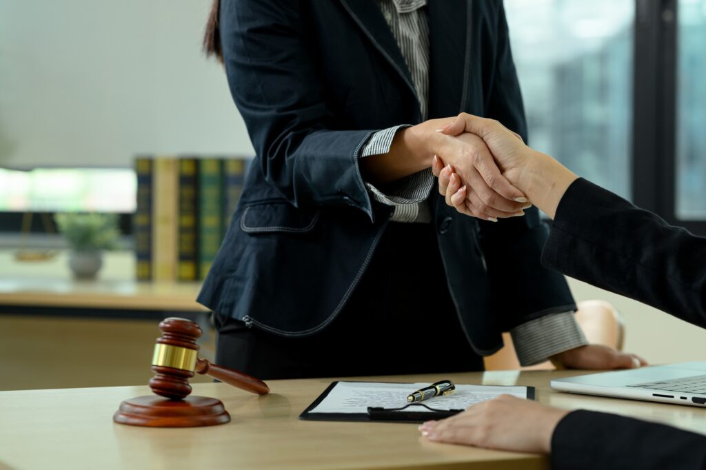 Top lawyer for motorcycle accident Miami providing legal consultation at Anijar Law office.