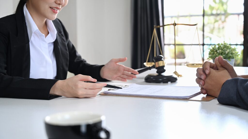 Client discussing statute of limitations personal injury deadlines with an attorney at Anijar Law.
